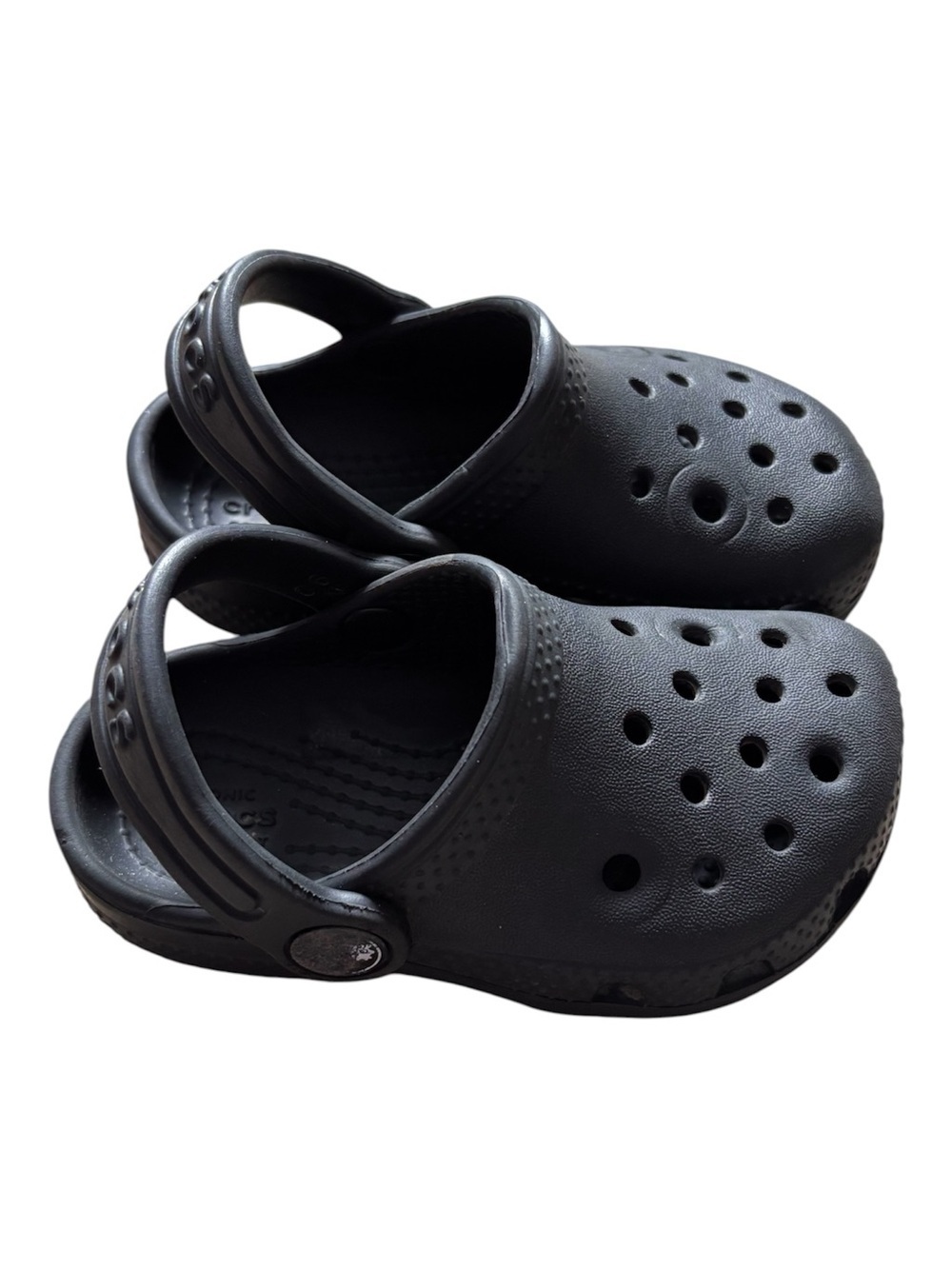 Crocs Kids Classic Clog Black Size C6 Toddler Slip On Shoes Sandals